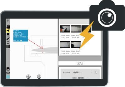 写真のリアルタイム連携