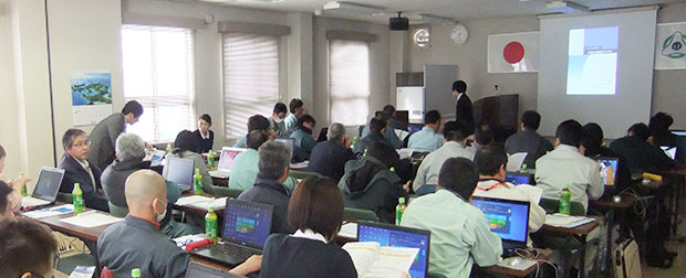 機械設備工事積算セミナーのようす